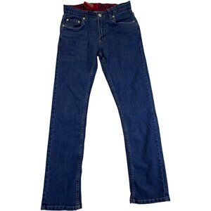 Levi’s Youth Blue Slim Flex Stretch Jeans Adjustable Waistband Size 14 - New